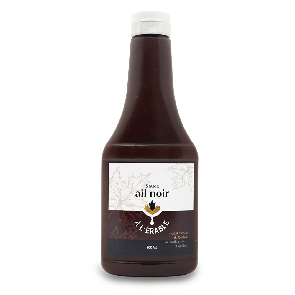 Sauce ail noir à l'érable 500 ml